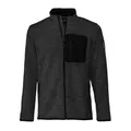 Produktbild: FORSBERG weiche und warme Strickjacke mit aufgesetzter Brusttasche und Seitentaschen, Farbe:schwarz, Größe:L