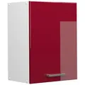 Produktbild: Vicco Hängeschrank, Rot, Weiß, Holzwerkstoff, 2 Fächer, Rechteckig, 45x60x31 cm, Küchen, Küchenmöbel, Küchenschränke, Küchenoberschränke