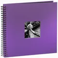 Produktbild: Fotoalbum Jumbo 36x32 cm Spiral-Album mit 50 schwarzen Seiten, Fotobuch mit P...