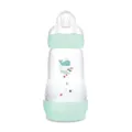 Produktbild: MAM Easy Start Anti-Colic Babyflasche (260 ml), besonders gut akzeptierte Milchflasche, Baby Trinkflasche mit Bodenventil gegen Koliken & Sauger Größe 1, 0+ Monate, Wal