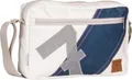 Produktbild: Umhängetasche Fender L, recyceltes Segeltuch, Weiß/Blau/Grau