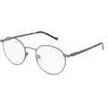Produktbild: zeiss ZS23141 Unisex-Brille inkl. Gläser Vollrand Panto Metall-Gestell 49/20/145, grau