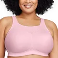 Produktbild: Große Größen Plusgröße Bustier Sport-BH mit bestem Halt ohne Bügel Nr. 1066, Perfekt Pink, 100F