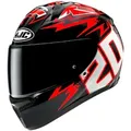 Produktbild: Hjc C10 Diablo Mask Mc1 Schwarz/Rot/Weiss L (58-59)