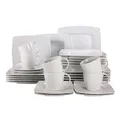 Produktbild: CreaTable 12209 Serie Victoria weiß Geschirrset Kombiservice 30 tlg. 6 Personen