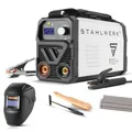 Produktbild: STAHLWERK Elektroden-Schweißgerät ARC 200 MD – Vollausstattung – flexibel einsetzbar ohne Gas, kompakt, leicht, MMA, E-Hand, 200 A, Smartkühlung, Überhitzungsschutz, Hotstart, Anti-Stick-Funktion