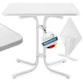 Produktbild: Beautissu Bistrotisch Eckig Gartentisch Balkontisch Wetterfest Klappbar