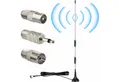 Produktbild: Bolwins O56C DAB UKW FM Radio Antenne 3m Kabel & Magnetfuß für Digitales Radio Innenantenne (FM (UKW), für für Innenbereich, Verstärkung: 7 dB), FM-Dipolantenne Signalverstärkung Einfache Installation