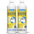 Produktbild: bio-chem Maschinenreiniger 2x 1000 ML für Waschmaschine und Geschirrspüler I Geruchsneutral & schonend I Flüssiger Intensiv-Reiniger für das Innere von Spülmaschinen und Waschmaschinen I Made in DE