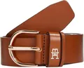 Produktbild: Tommy Hilfiger Damen Gürtel Essential Effortless 3,5 cm mit Dornschließe, Braun (Cognac), 75 cm