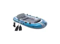 Produktbild: INTEX 66324NP Schlauchboot Excursion 4 Set mit Paddel Luftpumpe 500kg Paddelboot
