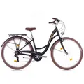 Produktbild: Cityrad Bella 2 – 28 Zoll Damen Hollandrad mit Shimano 7-Gang - Schwarz - Schwarz