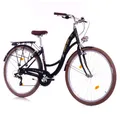 Produktbild: City Bike Bella 2 – 28 inch Ladies Dutch Bike with Shimano 7-Speed (schwarz)