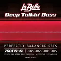 Produktbild: La Bella 760FS-S Deep Talkin' Bass Flats – Standard 45-105, kurze Skala