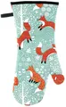 Produktbild: ULSTER WEAVERS 1 Stck. Kochhandschuh Ofenhandschuh wattiert Füchse ca.20x37 cm