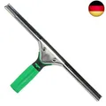 Produktbild: Unger ErgoTec 79001 Fensterabzieher, 45 cm, Gummi-Abziehklinge, Edelstahlkanal