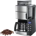 Produktbild: Russell Hobbs Filterkaffeemaschine 25610-56 | Grind&Brew | Kaffeemaschine mit Mahlwerk | 10 Tassen | Timer | Grau