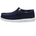 Produktbild: Hey Dude Wally Stretch Canvas Navy Sneaker blau 45 EU