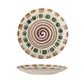 Produktbild: Bloomingville Teller Shama, Grün Steingut 20,5cm Speiseteller mit einzigartigem Design