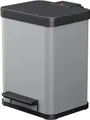 Produktbild: Hailo Mülleimer Öko duo Plus M, 18 l, Stahlblech o. Edelstahl, Kunststoff Inneneimer, Made in Germany