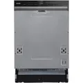 Produktbild: KOENIC KDW 6031-1 C BI Geschirrspüler Einbaugerät Silber teilintegrierbar