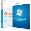 Produktbild: Windows 7 Professional + Office 2013 Home & Business