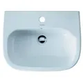 Produktbild: Duravit Waschtisch D-CODE m ÜL HLB 1 Hahnloch 550x430mm weiß 550 x