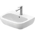 Produktbild: Duravit D-Code Waschtisch, mit Hahnloch, mit Überlauf, 550x430x175mm, Weiß Hochglanz, 2310550000