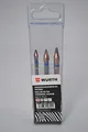 Produktbild: Würth Porcelain Stoneware Drill Bit Set 3-Piece Polygon 6-8-10 mm Zebra
