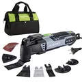 Produktbild: WORKPRO 300W Multifunktionswerkzeug, Oszillierende Säge mit 17 Zubehör und Aufbewahrungstasche, 7 Drehzahl 15000-23000 rpm Oszillationswerkzeug Oszillierer zum Trennen, Schleifen und Schaben