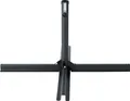 Produktbild: BELIANI Sonnenschirmständer Schwarz Stahl 100x100cm Quadratisch Kreuzfuß für Garten Terrasse