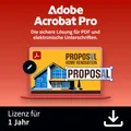 Produktbild: Adobe Acrobat Pro (1 User, 1 Geräte/User, 12 Monate) (65328623)