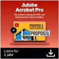 Produktbild: Adobe Acrobat Pro – 1 Jahr Lizenz | PC & Mac | 1 User - 2 Geräte | Download