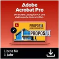 Produktbild: Adobe Acrobat Pro - 1 Jahr Lizenz | Win & Mac | 1 User - 2 Geräte | Download