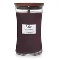 Produktbild: WoodWick Große Hourglass Duftkerze | Spiced Blackberry | mit knisterndem Docht | Brenndauer: bis zu 130 Stunden