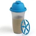 Produktbild: SIGNORA WARE Shaker-Flaschen aus Kunststoff, 500 ml, für Mahlzeiten, Shakes & Smoothies, Getränke, zum Mischen von Salat Dressing & Saucen, Margarita, mehr