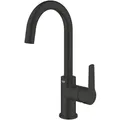Produktbild: Grohe Start QuickFix Lavaboarmatur L-Size, Zugstange, inkl. 3-in-1 Tool, wassersparend, mattschwarz (242032432)