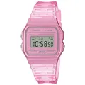 Produktbild: Casio Damen Digital Quarz Uhr mit Resin Armband F-91WS-4EF, Rosa