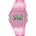 Produktbild: Casio Damen Digital Quarz Uhr mit Resin Armband F-91WS-4EF, Rosa