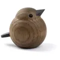 Produktbild: Holztier Mini Spatz Dekofigur - Nachhaltig gefertigt 4,8 x 5,8 x 5 cm Eiche gerä...