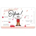 Produktbild: Design@Home Frühstücksbrettchen - Weltbester Opa! 23 x 14 cm