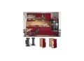Produktbild: Vicco Apothekerunterschrank Küchenschrank Küchenmöbel Fame-Line Eiche Rot Bordeaux modern 30 cm Küche Einbauküche Einschübe Aufbewahrung Küchenzeile Hochglanz