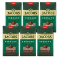 Produktbild: Jacobs Krönung Kräftig 6 x 500 Gramm gemahlen Preis ist inklusive Kaffeesteuer