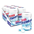Produktbild: Mentos Kaugummi Pure White Sweet Mint, 6 Boxen zuckerfreie Dragees (6x 35 Stück)