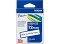 Produktbild: Schriftbandkassette Brother TZe-233, selbstklebend, L 8 m x B 12 mm, weiß/blau