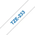 Produktbild: Brother TZE-233 Etiketten erstellendes Band Blau auf weiss