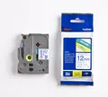 Produktbild: Schriftband TZe-233 (laminiert) Blau auf Weiß BxL 12mm x 8m, P-Touch, BRANDNEU