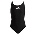 Produktbild: adidas Mädchen Solid Small Logo Swimsuit, Black / White, 2-3 Years