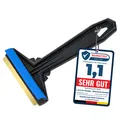 Produktbild: Eiskratzer Auto Messing MURSKA Eisschaber Schwarz Blau Messing Original Finnland
