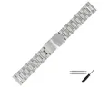 Produktbild: MARBURGER Uhrenarmband 22mm Edelstahl Silber